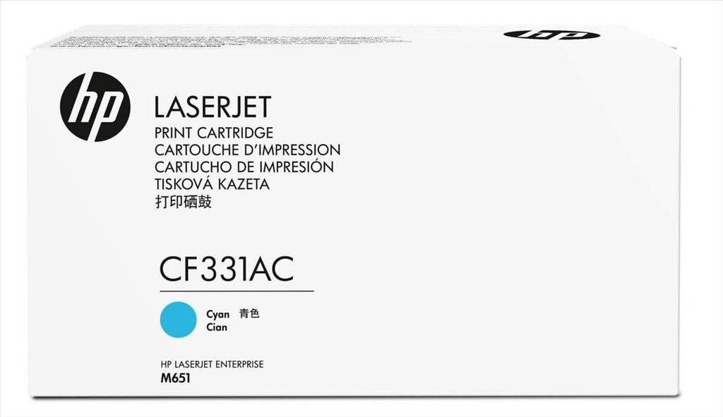 HP Original Toner CF331AC / HP 654AC cyan 15 000 pages