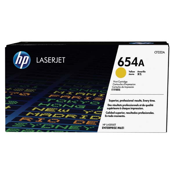 HP Original Toner CF332A / HP 654A yellow 15 000 pages