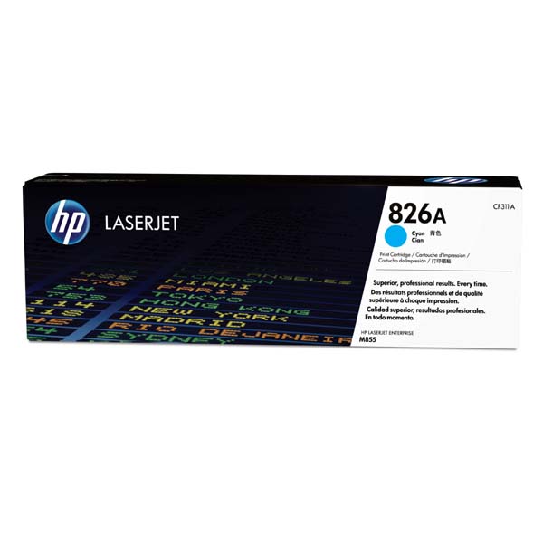 HP Original Toner CF311A / HP 826A cyan 31 500 pages