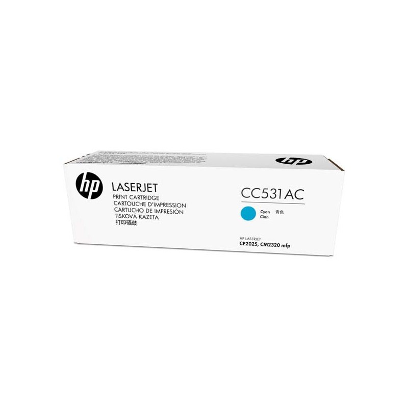 HP Original Toner CC531AC / HP 304AC cyan 2 800 pages