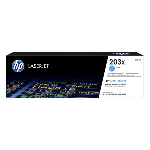 HP Original Toner CF541X / HP 203X cyan 2 500 pages