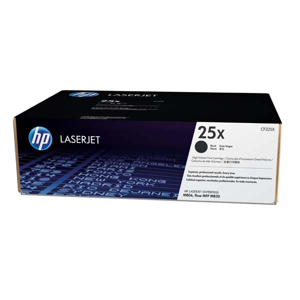 HP Original Toner CF325X / HP 25X black 40 000 pages