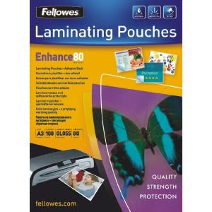 Laminovacie fólie Fellowes 303x426 A3 80mic