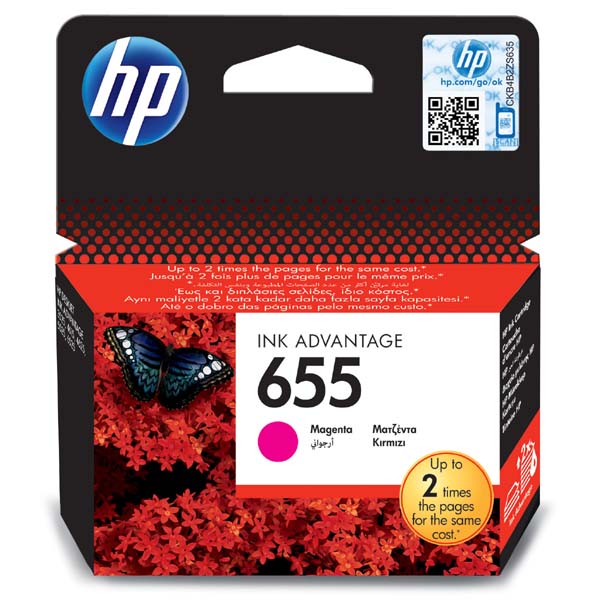 HP Original Inkjet CZ111AE / HP 655 magenta 600 pages