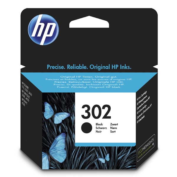 HP Original Inkjet F6U66AE / HP 302 black 190 pages