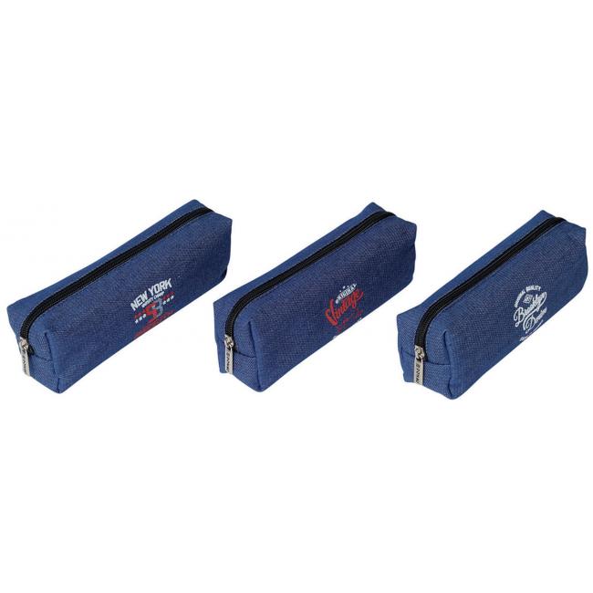 Puzdro na perá v džínsovom prevedení