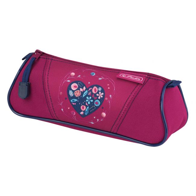 Puzdro Herlitz trojuholníkové 22,5x7,7x9cm Srdce