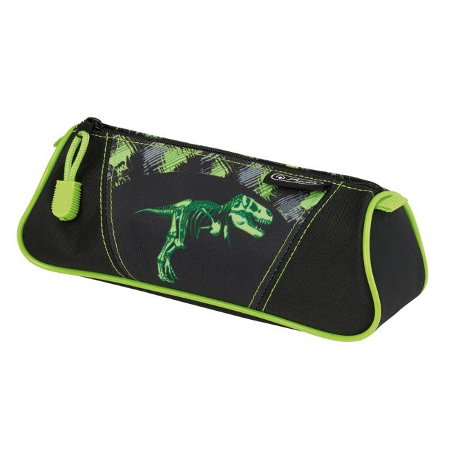 Puzdro Herlitz trojuholníkové 22,5x7,7x9cm Dino kostra