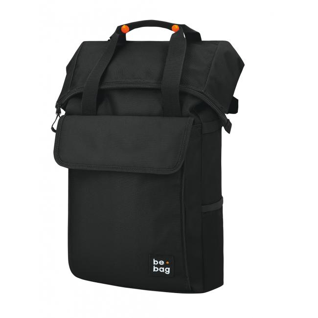 Tínedžerský batoh be.bag 32x13x45-63cm objem 25-30l Black