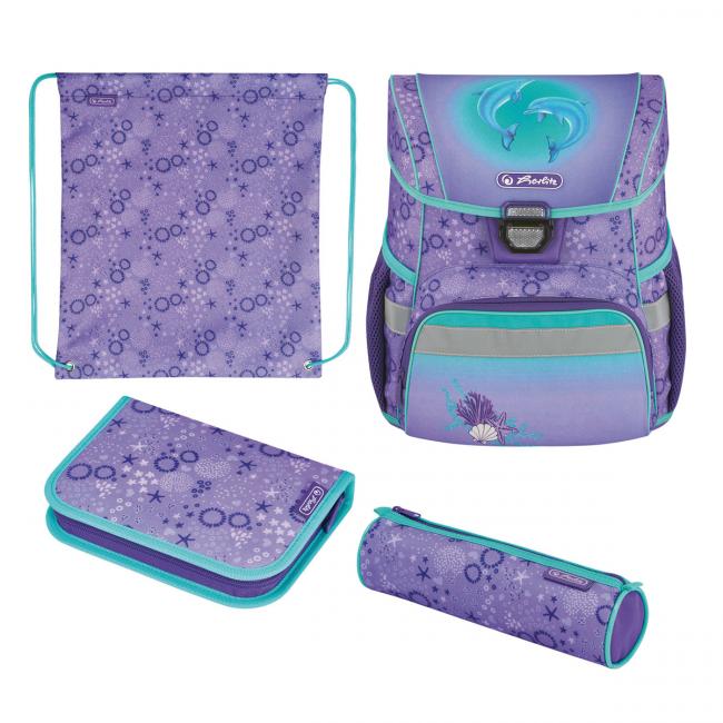 Školská taška Herlitz Loop Delfín sada