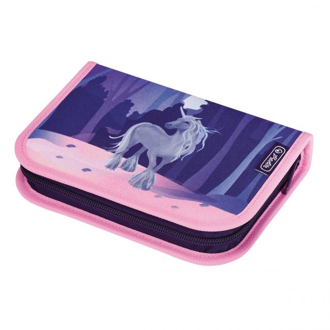 Peračník Herlitz 1 zipsový plný 2-klopý Koník