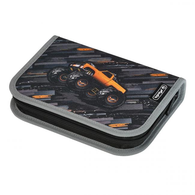 Peračník Herlitz 1 zipsový plný 2-klopý Monster truck