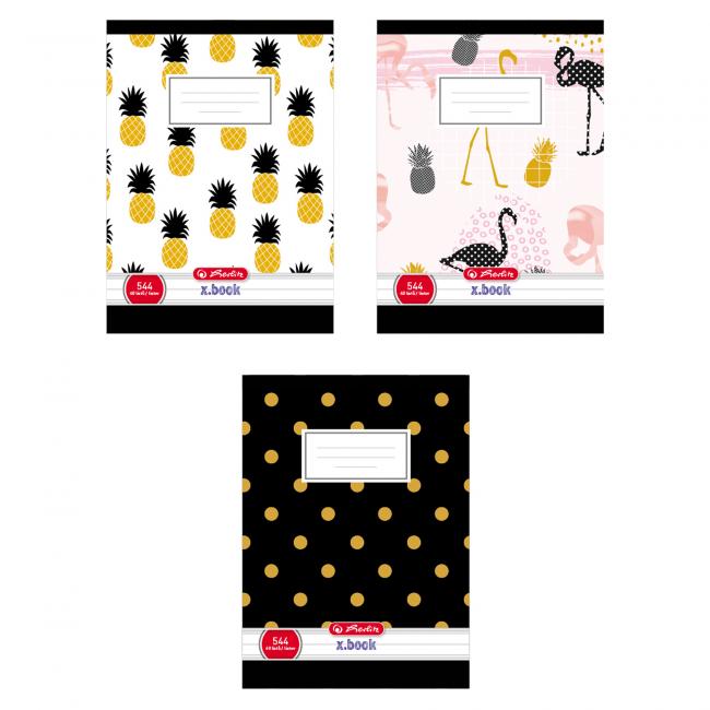 Zošit Herlitz 444 A4 linajkový 70g/m2 mix motívov dievčatá