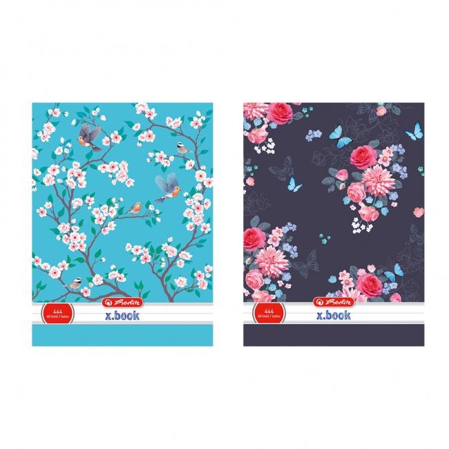 Zošit Herlitz 444 A4 Ladylike linajkový 70g/m2 mix