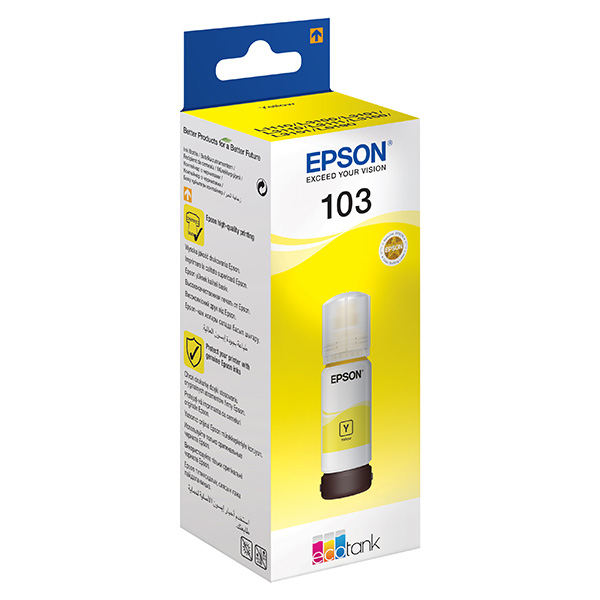 Epson Original Inkjet 103 / C13T00S44A yellow 65 ml