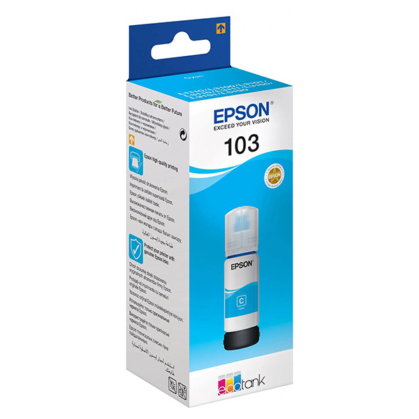 Epson Original Inkjet 103 / C13T00S24A cyan 65 ml