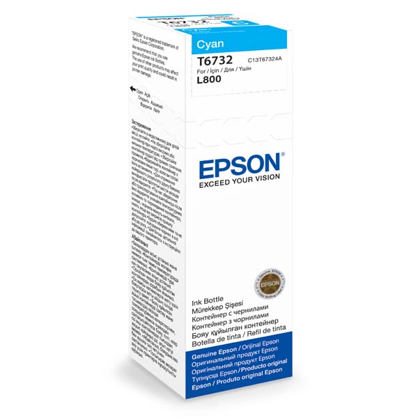 Epson Original Inkjet T6732 / C13T67324A cyan 70 ml