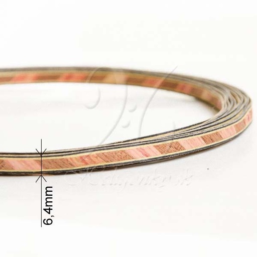 Drevená intarzia 6,4mm