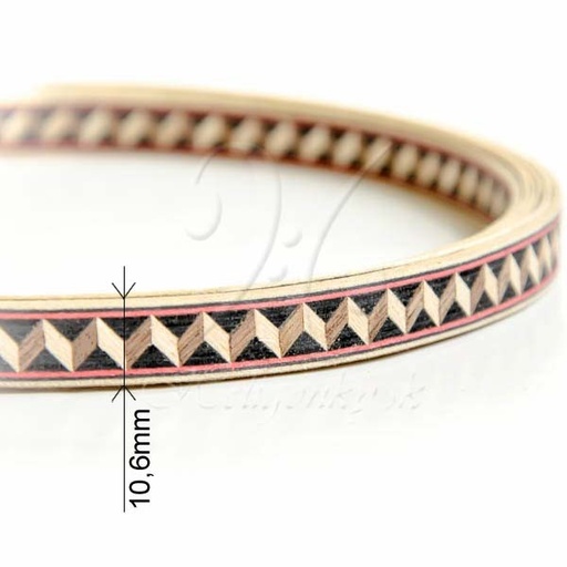 Drevená intarzia 10,6 mm