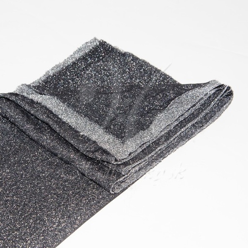 Látka pod kryt diskantu strieborná/čierna