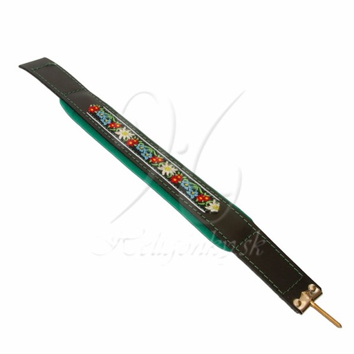 Remeň na basovú stranu - polstrovaný matný ozdobný