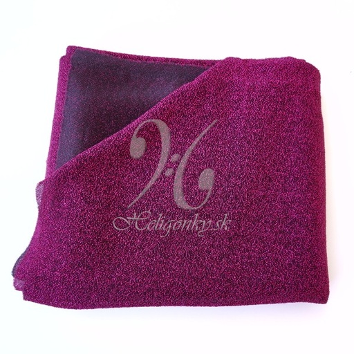 Látka pod kryt diskantu fialová/čierna