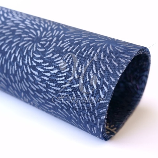 Sieťka pod kryt diskantu modré kvety