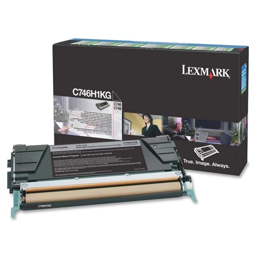 [4000110] Lexmark Original Toner C746H1KG black 12 000 pages