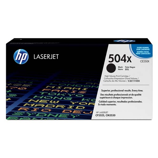 [4000116] HP Original Toner CE250X / HP 504X black 10 500 pages