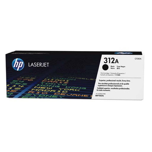 [4000160] HP Original Toner CF380A / HP 312A black 2 400 pages
