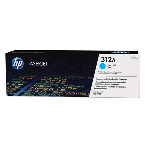 [4000161] HP Original Toner CF381A / HP 312A cyan 2 700 pages