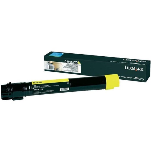 [4000196] Lexmark Original Toner C950X2YG yellow 22 000 pages