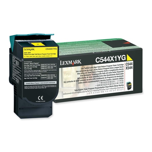 [4000237] Lexmark Original Toner C544X1YG yellow 4 000 pages