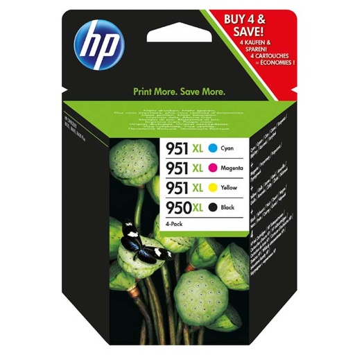 [4000248] HP Original Inkjet C2P43AE / HP 950XL + HP 951XL pack 2 300 pages / 1 500 pages