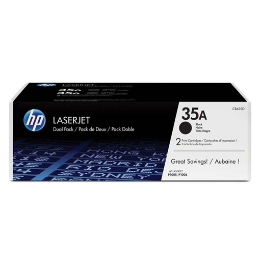 [4000262] HP Original Toner CB435AD / HP 131A black dualpack 2 x 1 500 pages