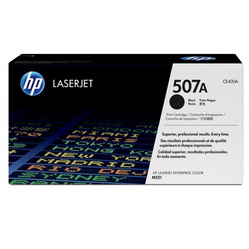[4000340] HP Original Toner CE400A / HP 507A black 5 500 pages