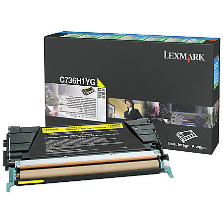 [4000389] Lexmark Original Toner C736H1YG yellow HC 10 000 pages