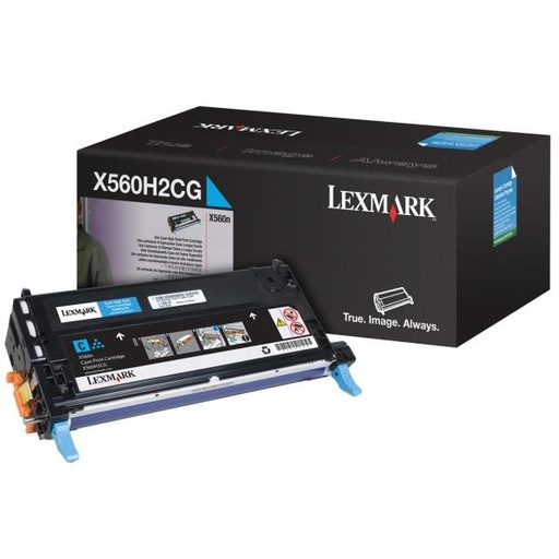 [4000447] Lexmark Original Toner X560H2CG cyan 10 000 pages