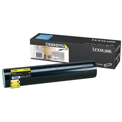 [4000471] Lexmark Original Toner C930H2YG yellow HC 24 000 pages