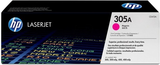 [4000544] HP Original Toner CE413A / HP 305A magenta 2 600 pages