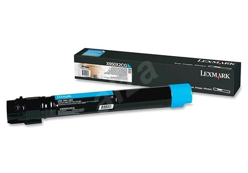[4000550] Lexmark Original Toner X950X2CG cyan extra high capacity 24 000 pages