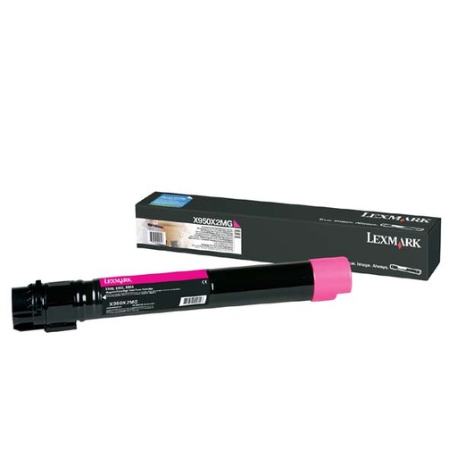 [4000551] Lexmark Original Toner X950X2MG magenta extra high capacity 24 000 pages