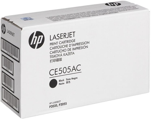 [4000580] HP Original Toner CE505AC / HP 05AC black 2 300 pages