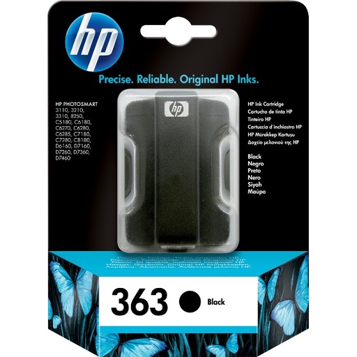 [4000623] HP Original Inkjet C8721EE / HP 363 black 6 ml