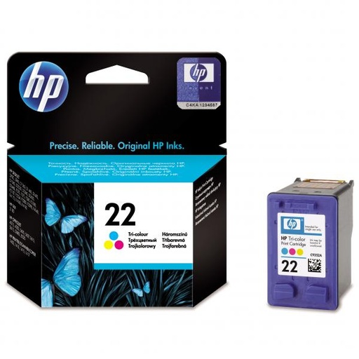 [4000629] HP Original Inkjet C9352AE / HP 22 color 138 pages 5 ml
