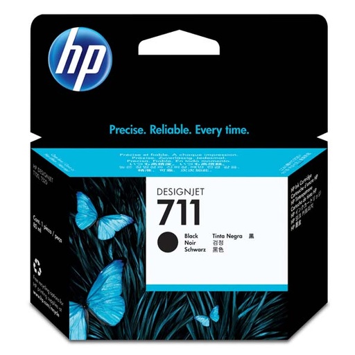 [4000662] HP Original Inkjet CZ133A / HP 711 black 80ml