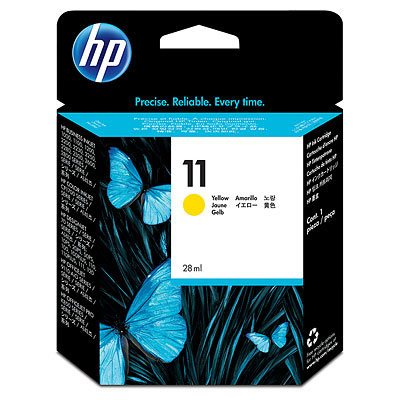 [4000666] HP Original Inkjet C4838A / No.11 yellow 28ml