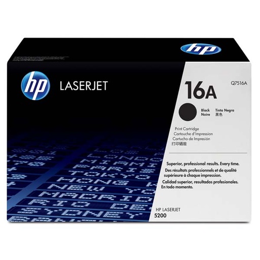 [4000712] HP Original Toner Q7516A / HP 16A black 12 000 pages