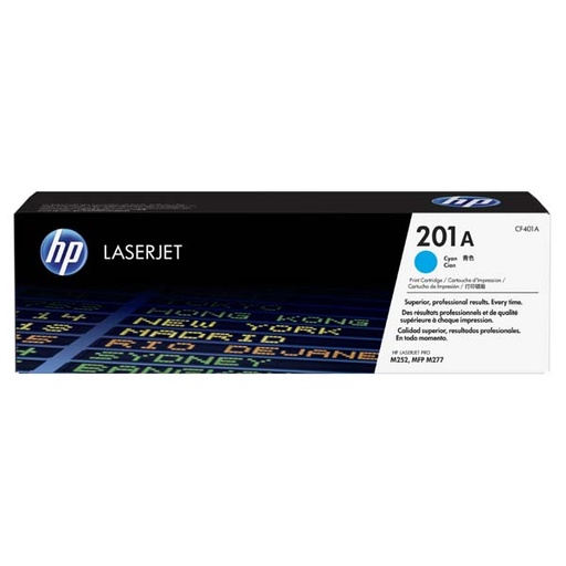 [4000723] HP Original Toner CF401A / HP 201A cyan 1 400 pages