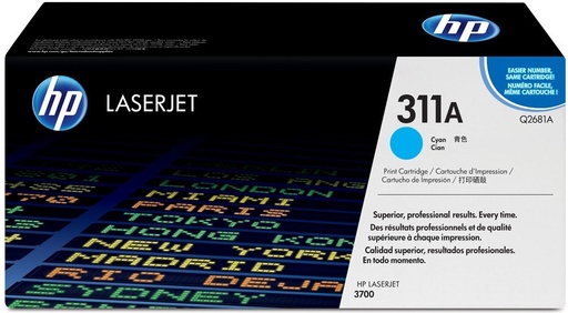[4000755] HP Original Toner Q2681A / HP 311A cyan 6 000 pages